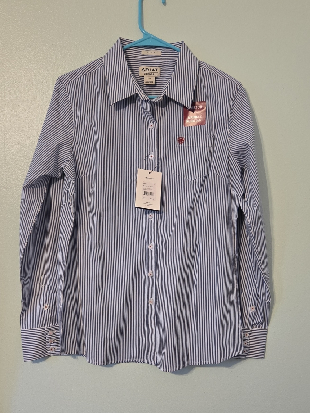 Ariat Women’s Blue Stripe Button-Down Shirt